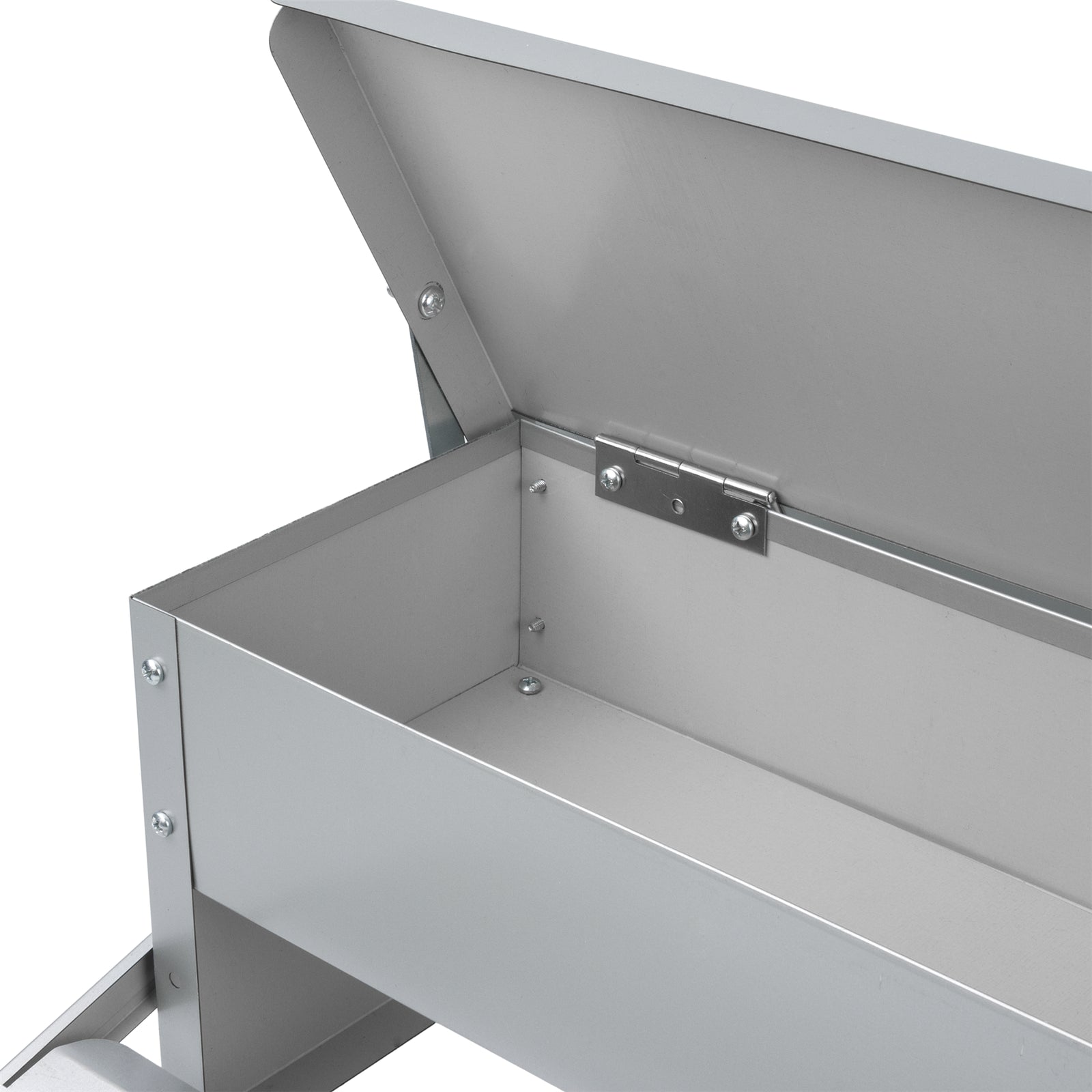 5KG AUTOMATIC OUTDOOR CHICKEN COOP FEEDER DUCK GOOSE PHEASANT TREADLE TROUGH