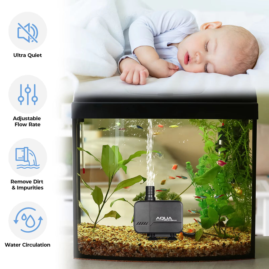 Submersible Water Pump for Pool Pond Aquarium Fish Tank Water Feature Fountain