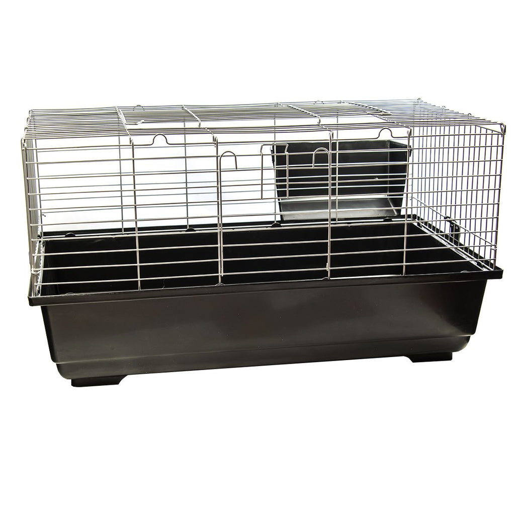 SINGLE LEVEL INDOOR RABBIT CAGE SMALL ANIMAL PET HOME RAT GUINEA PIG HUTCH HOUSE
